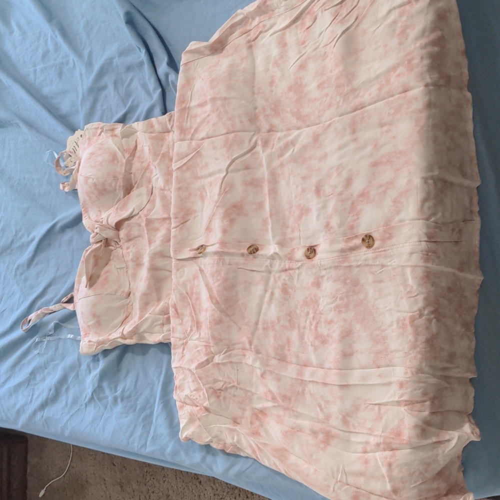 Shin length dress